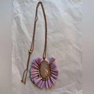 Kendra Scott Adjustable Bronze and Lilac Necklace